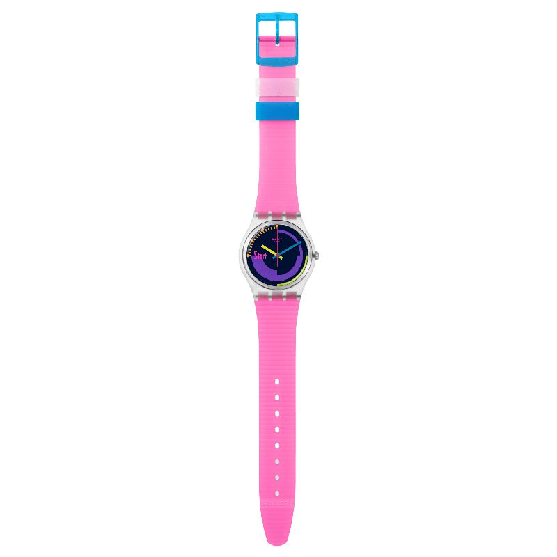 Swatch NEON PINK PODIUM Watch SO28K111