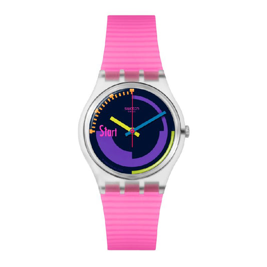 Swatch NEON PINK PODIUM Watch SO28K111