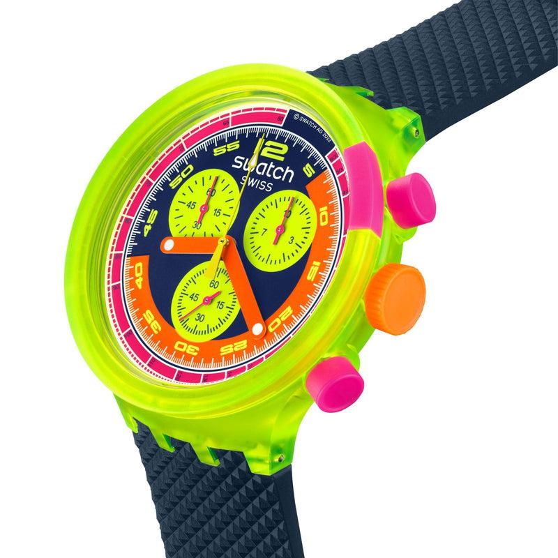 Swatch NEON TO THE MAX Watch SB06J100
