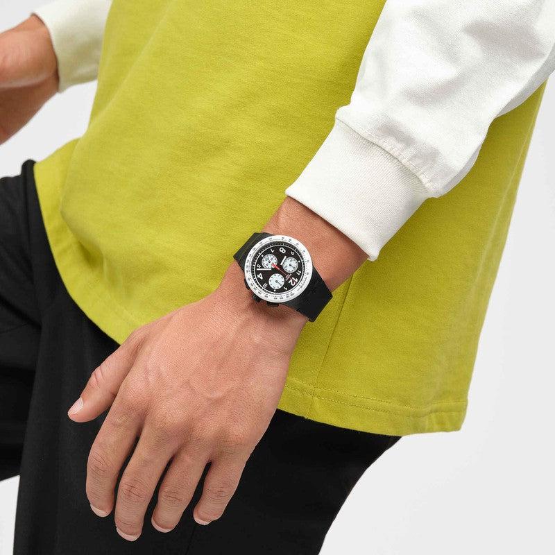 Swatch NOTHING BASIC ABOUT BLACK Watch SUSB420