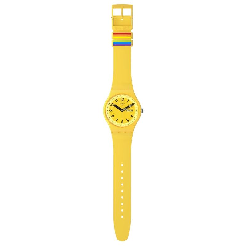 Swatch PROUDLY YELLOW Watch SO29J702