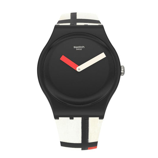Swatch RED, BLUE AND WHITE, BY PIET MONDRIAN Watch SUOZ344