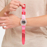 Swatch RED RIVERS AND MOUNTAINS Watch SO29Z105