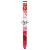 Swatch RED RIVERS AND MOUNTAINS Watch SO29Z105