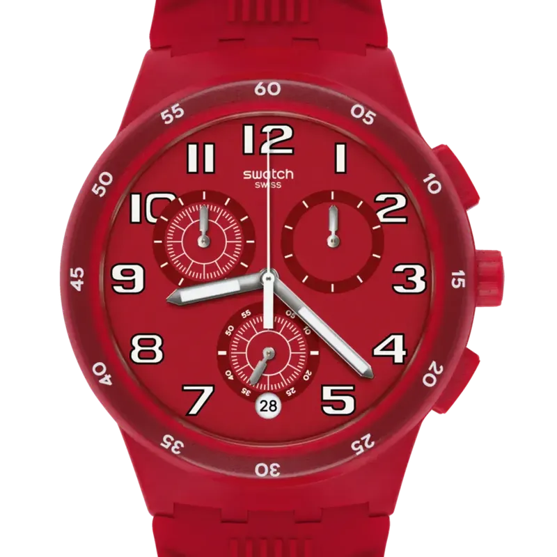 Swatch SUSR404 RED STEP Watch