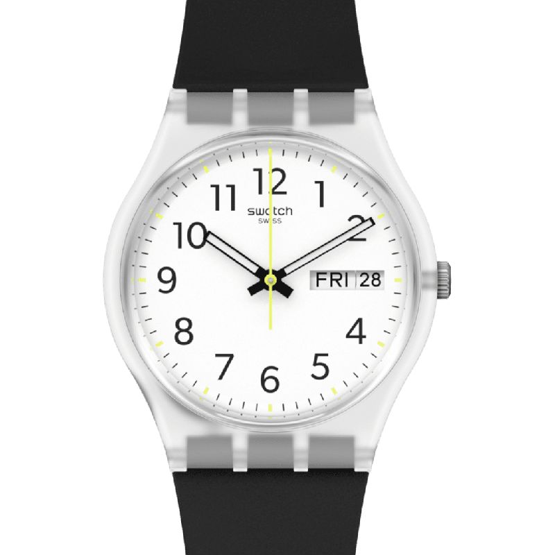 Swatch RINSE REPEAT BLACK Watch SO28K701