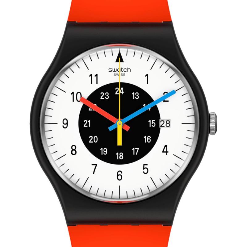 Swatch Rouge & Noir Watch - SO32B401-STD