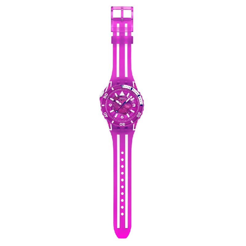 Swatch SCUBAQUA Flower Hat Bioceramic Watch - SSCU09P100