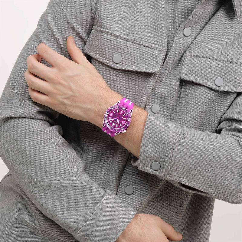 Swatch SCUBAQUA Flower Hat Bioceramic Watch - SSCU09P100