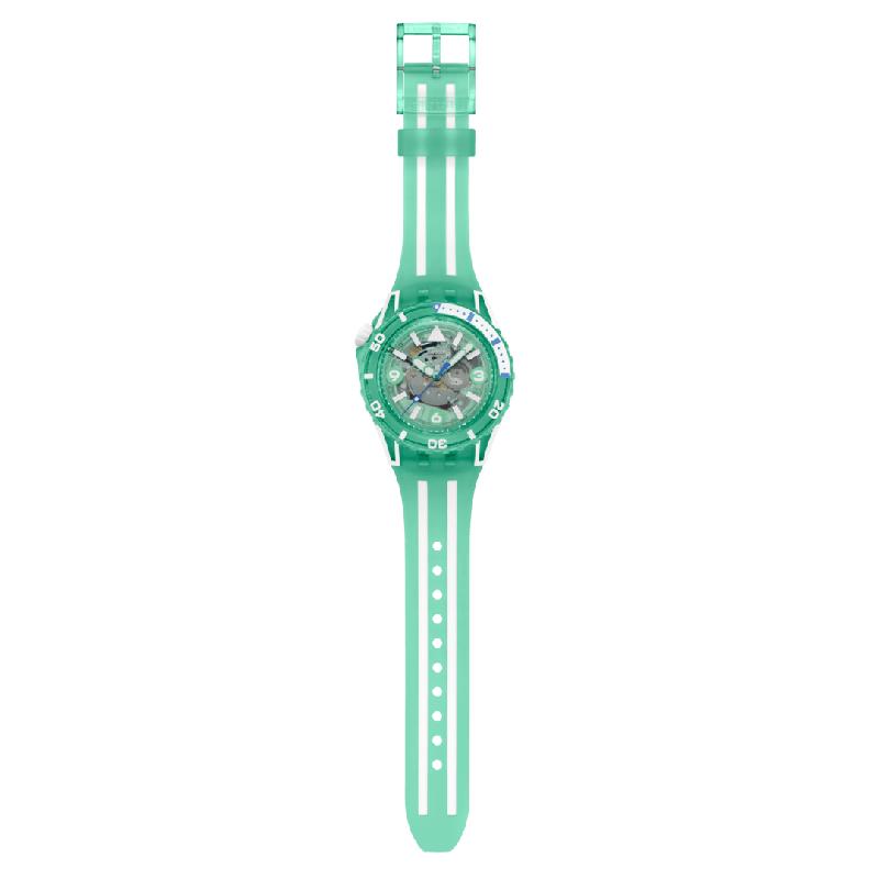 Swatch SCUBAQUA MEDUSAE Bioceramic Watch- SSCU09L100