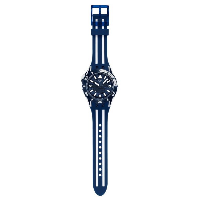 Swatch SCUBAQUA SEA WASP Bioceramic Watch - SSCU09N100