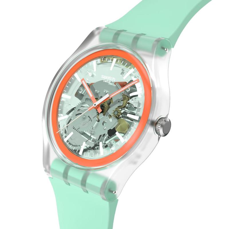 Swatch Sweetly Mint Pay! Watch - SO29K120-6000