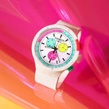 Swatch THE PURITY OF NEON Watch SB06W100