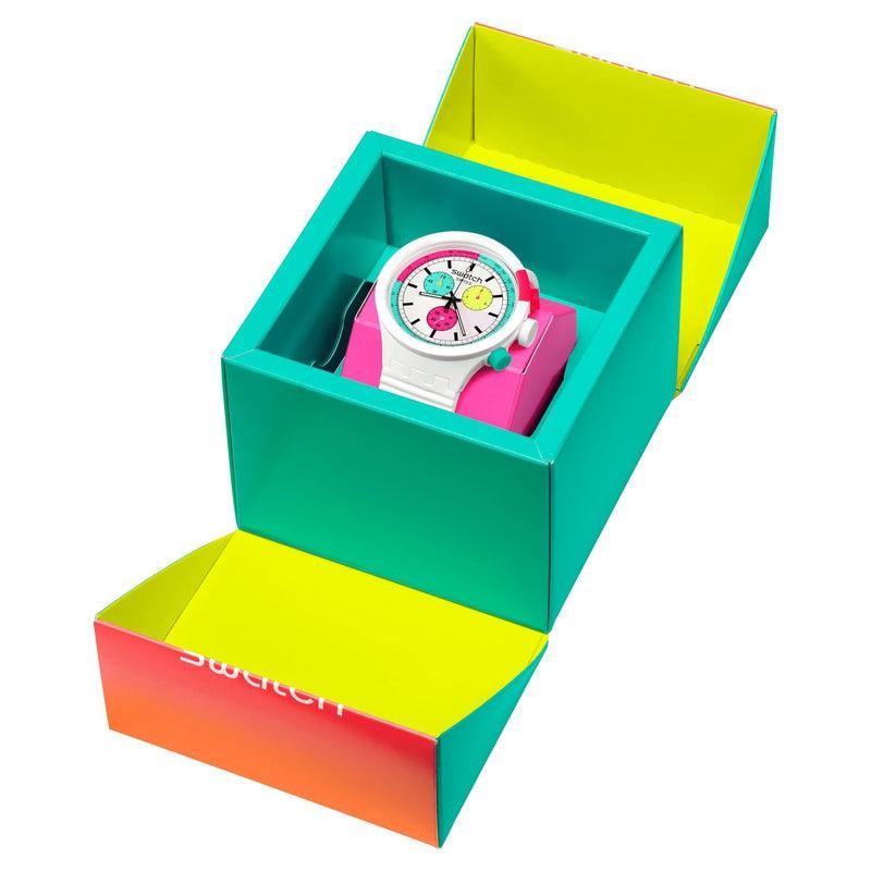 Swatch THE PURITY OF NEON Watch SB06W100