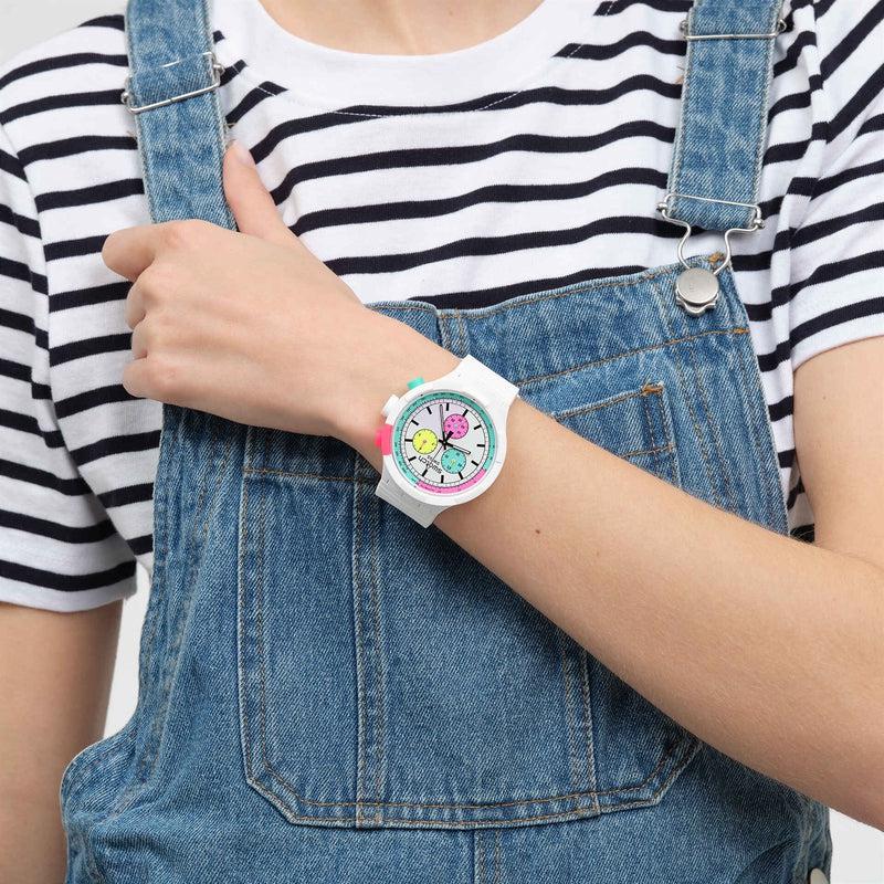 Swatch THE PURITY OF NEON Watch SB06W100
