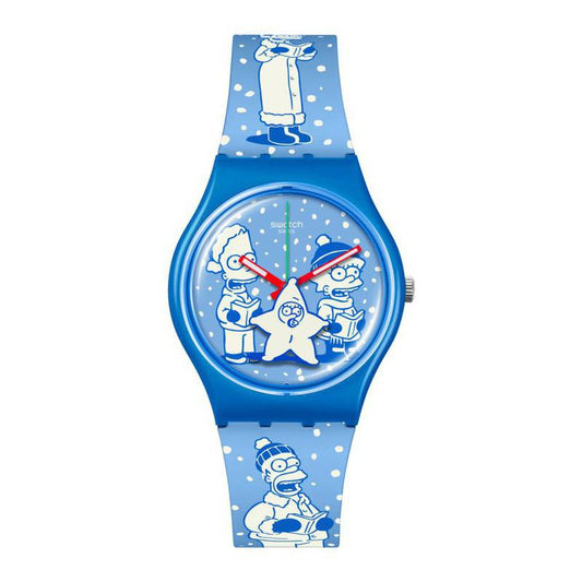 Swatch THE SIMPSONS COLLECTION TIDINGS OF JOY Watch SO28Z126