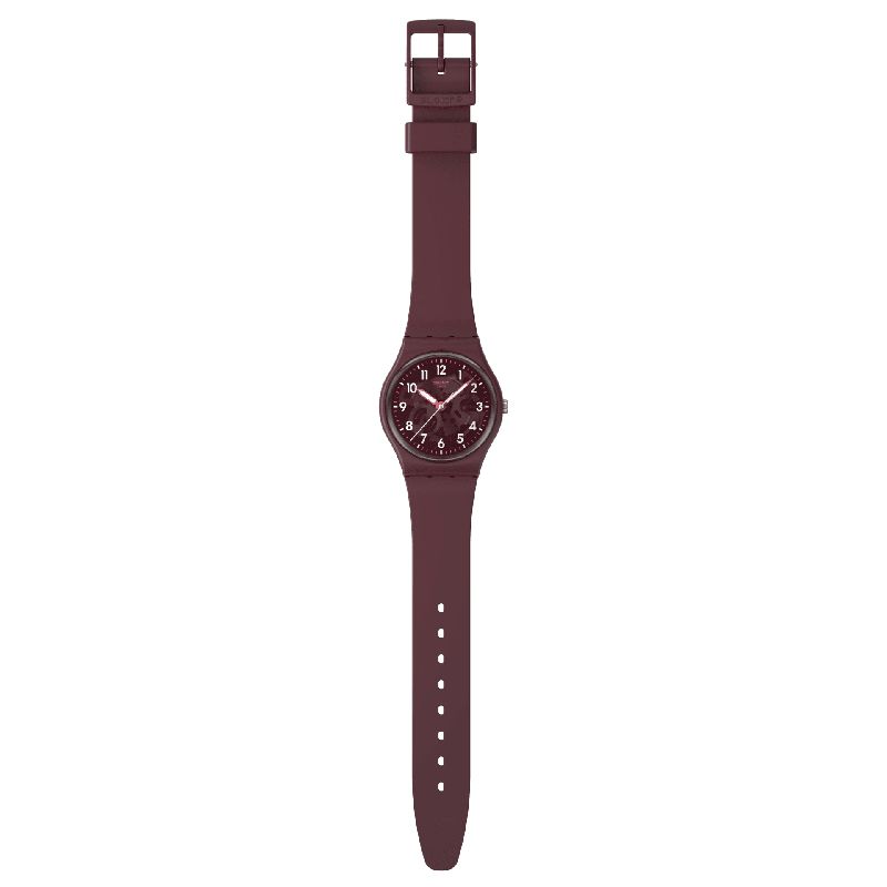 Swatch THRU THE CROWN GLASS Watch SO28R115