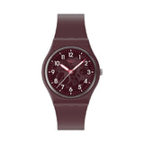 Swatch THRU THE CROWN GLASS Watch SO28R115