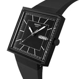 Swatch WHAT IF…BLACKAGAIN? Watch SO34B701