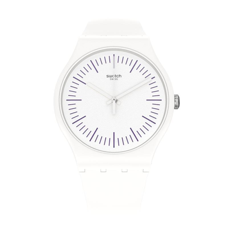 Swatch WHITENPURPLE Watch SUOW173