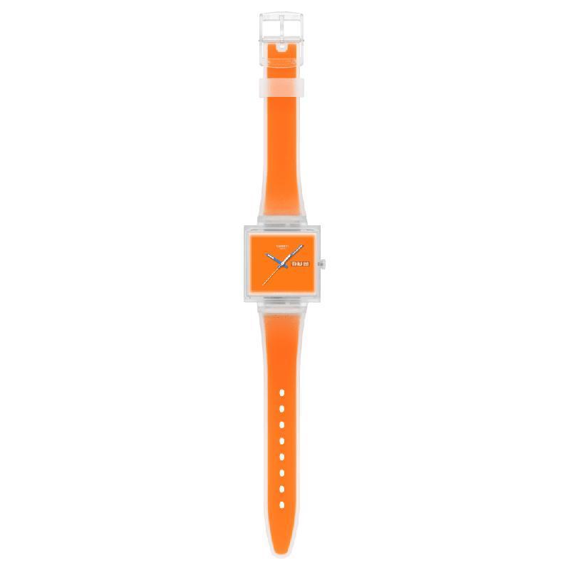 Swatch What If...See Thru Orange Watch - SO38K704