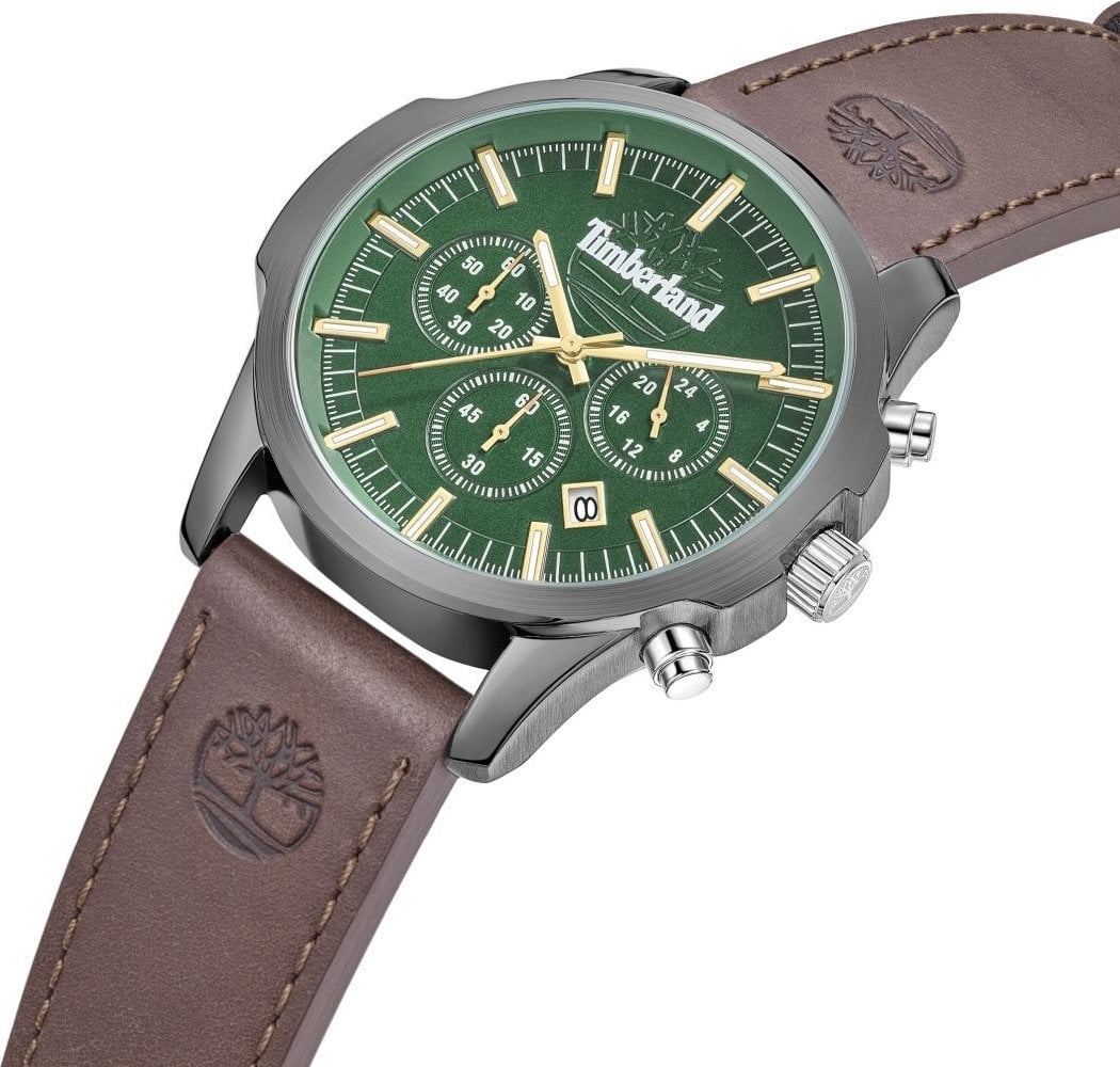Timberland TDWGC9010903 Leather Chronograph Watch