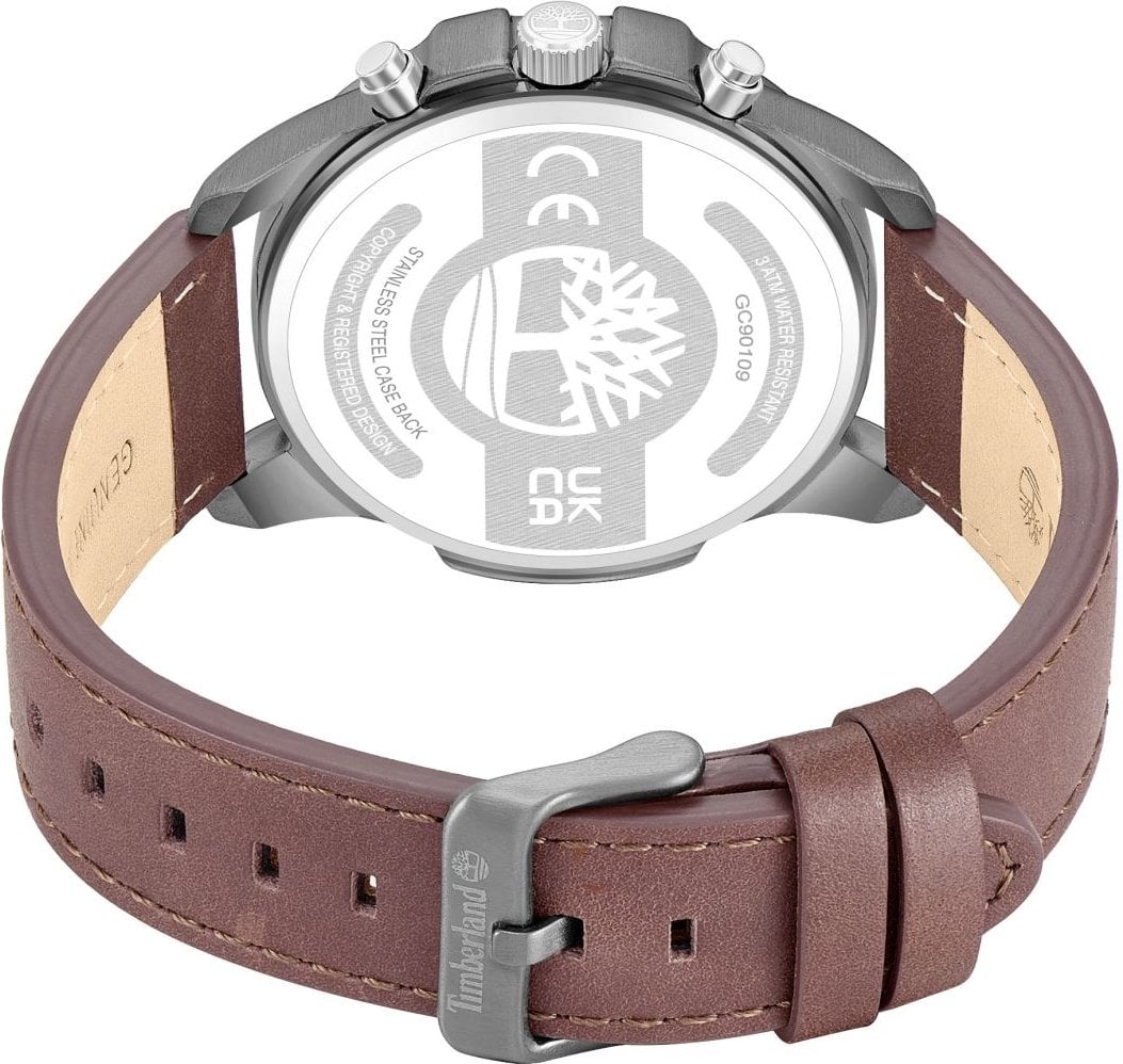 Timberland TDWGC9010903 Leather Chronograph Watch