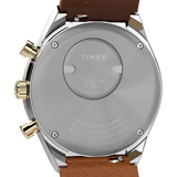 TIMEX Chronograph 40mm Leather Strap Watch