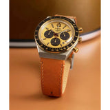 TIMEX Chronograph 40mm Leather Strap Watch