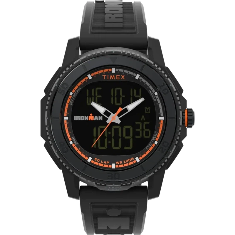 TIMEX IRONMAN Adrenaline Ana-digi 46mm PU Strap Watch