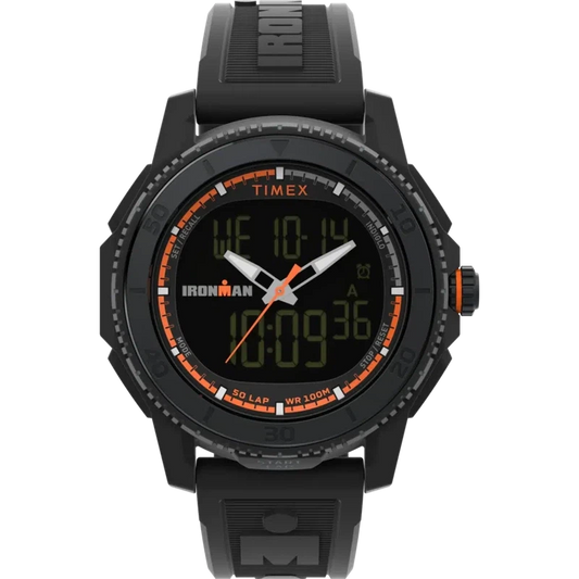 TIMEX IRONMAN Adrenaline Ana-digi 46mm PU Strap Watch