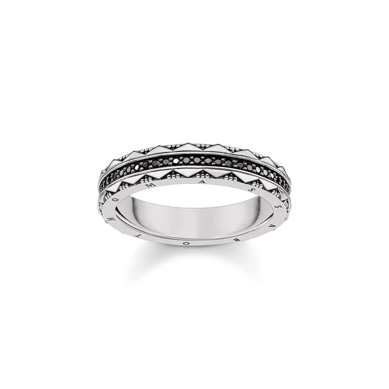 Thomas Sabo Men's Blackened Ring