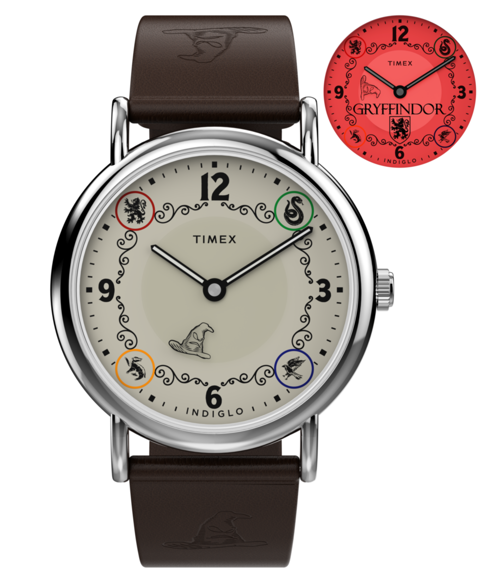 Timex Weekender Harry Potter Gryffindor Leather Strap Watch
