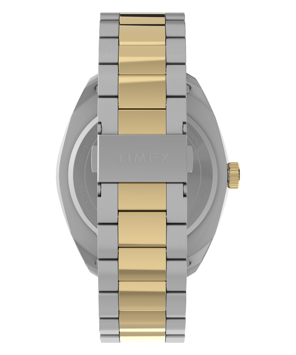 Timex Weston Stainless Steel Bracelet Watch Black Dial