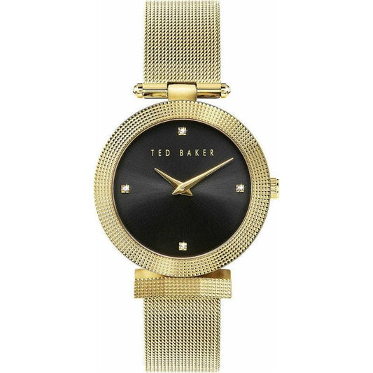 Ted Baker Bow Mesh Yellow-Gold Tone watch