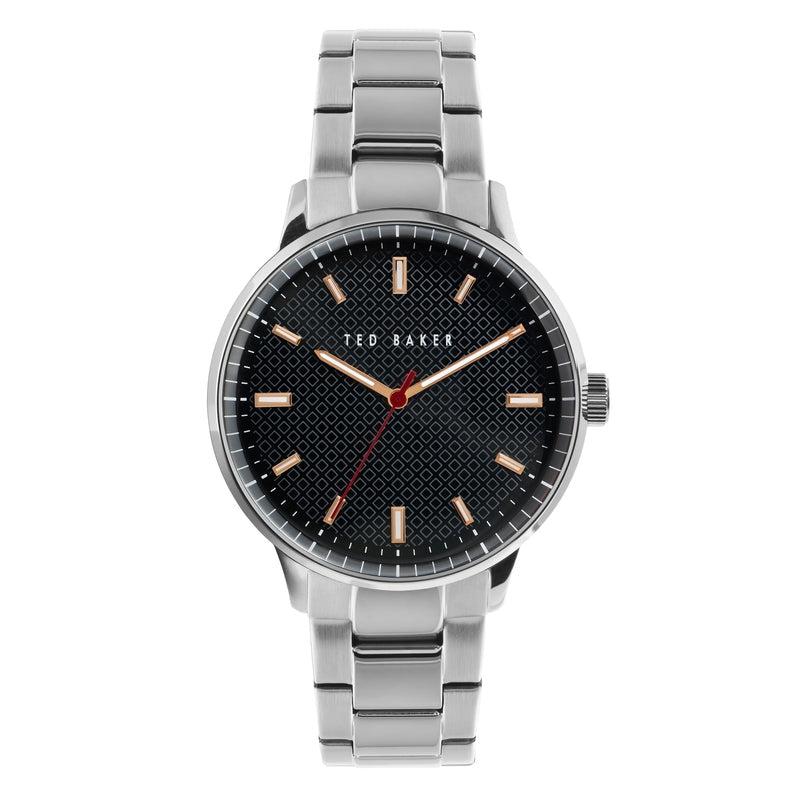 Ted Baker Cosmop Silver-Tone Stainless Steel Bracelet Watch