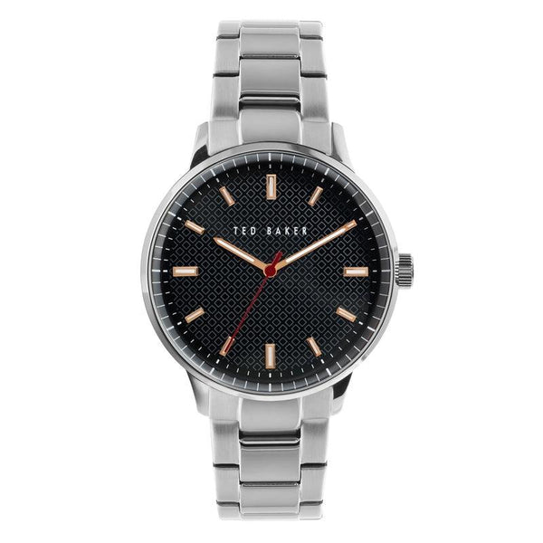 Ted Baker Cosmop Silver Tone Stainless Steel Bracelet Watch