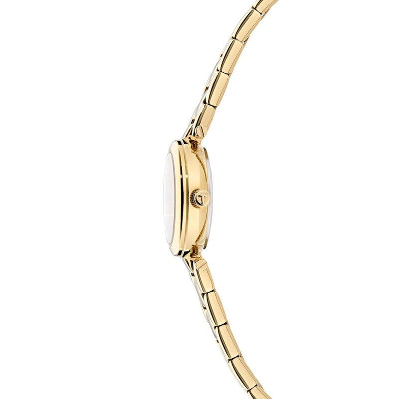 Ted Baker Ladies Yellow-Gold Tone Stainless Steel Watch