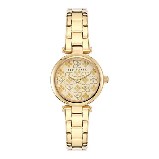 Ted Baker Ladies Yellow-Gold Tone Stainless Steel Watch