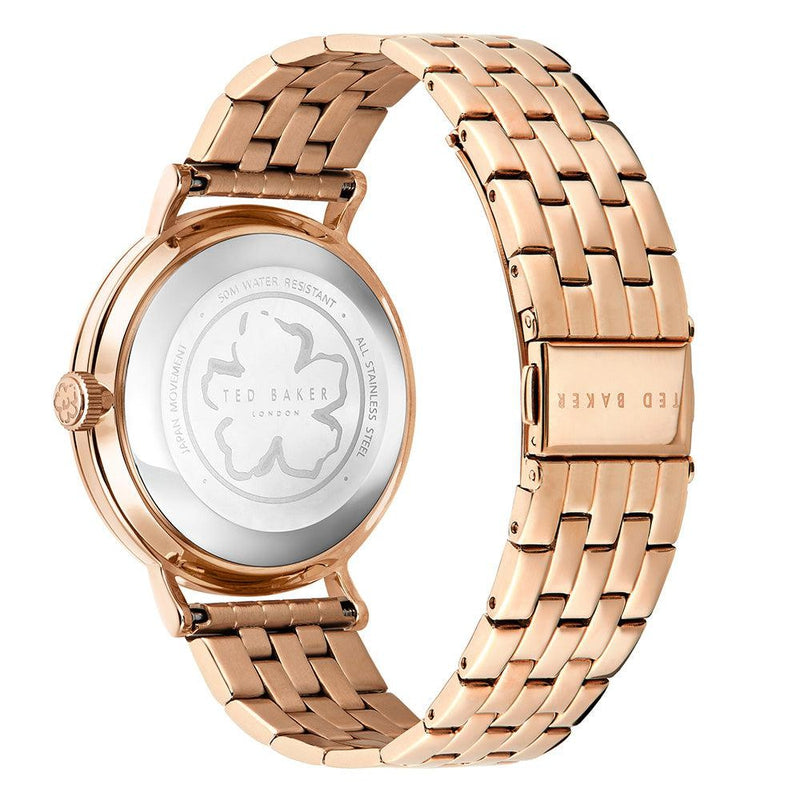 Ted Baker Phylipa Bloom Rose-Gold Tone Watch