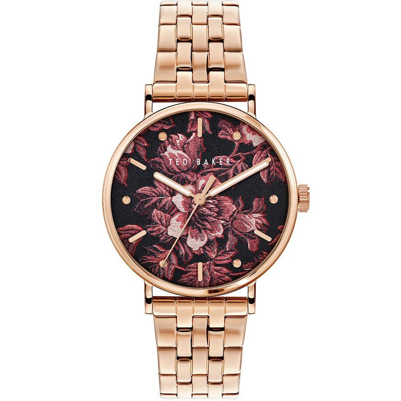Ted Baker Phylipa Bloom Rose-Gold Tone Watch
