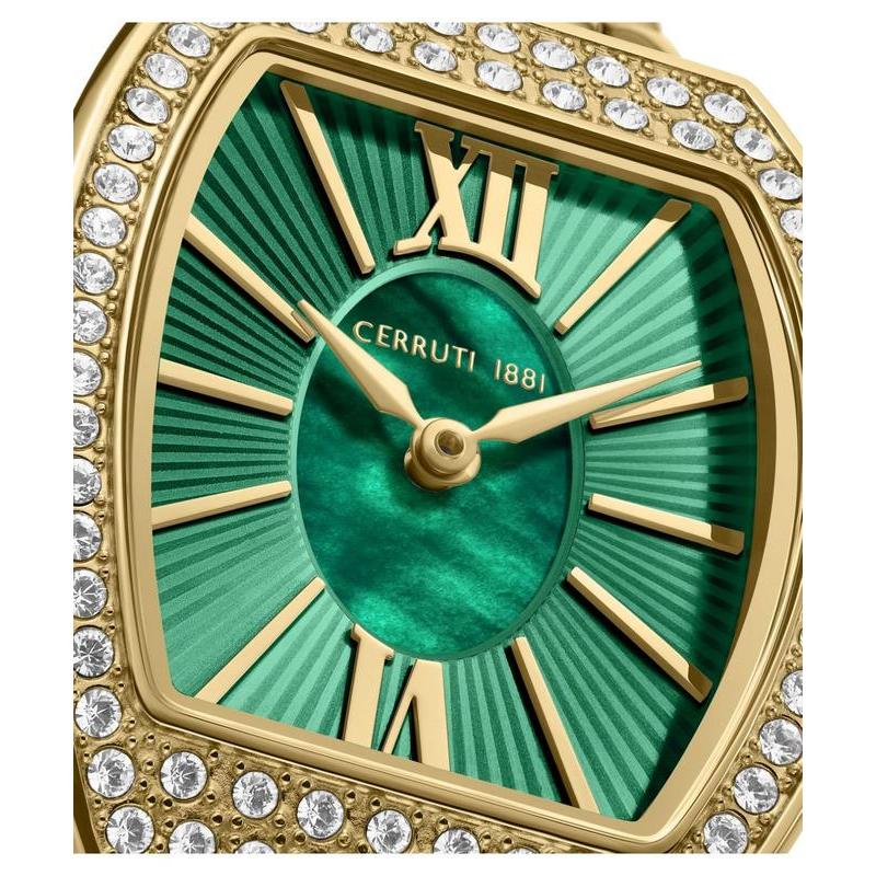 Cerruti 1881 Calliano Women's Green Dial Steel Watch