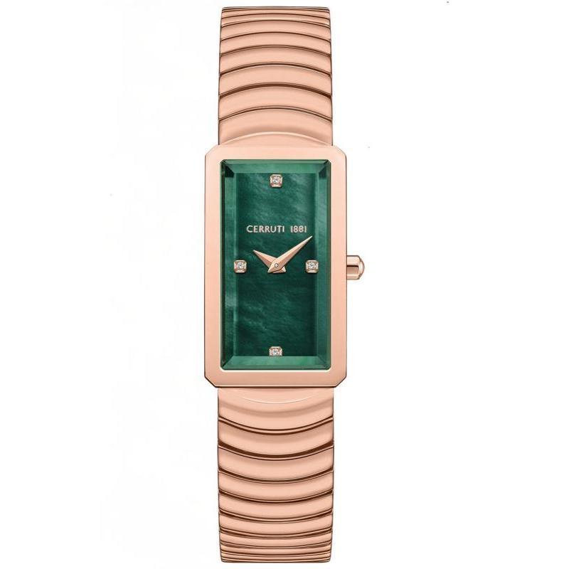 Cerruti 1881 Vallucciole Ladies Quartz Green Dial 17mm Watch