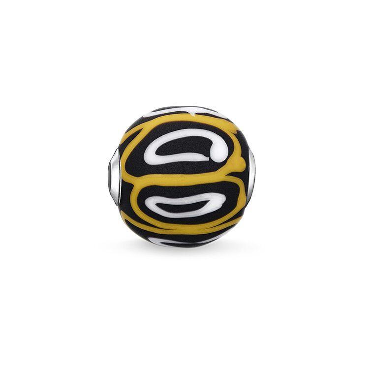 Thomas Sabo BEAD GLASS BEAD YELLOW, WHITE, BLACK