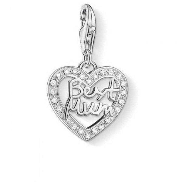 Thomas Sabo Best Mum Heart Charm