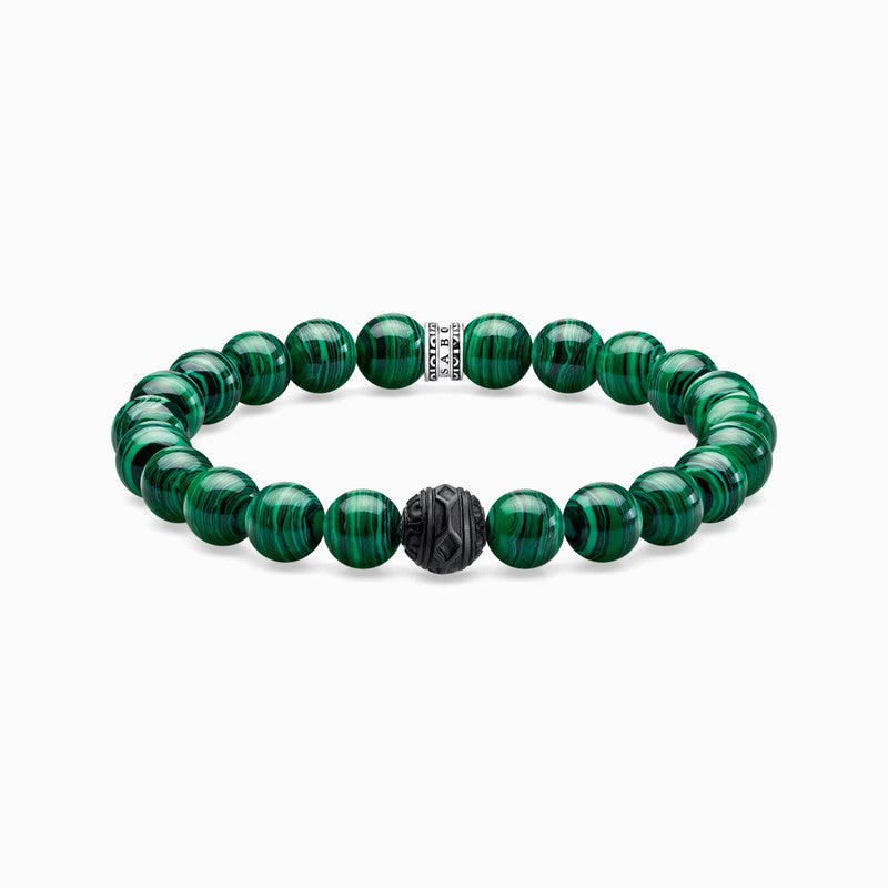 Thomas Sabo Bracelet - Black Cat - Green
