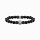 Thomas Sabo Bracelet - Blackened Beads with Obsidian