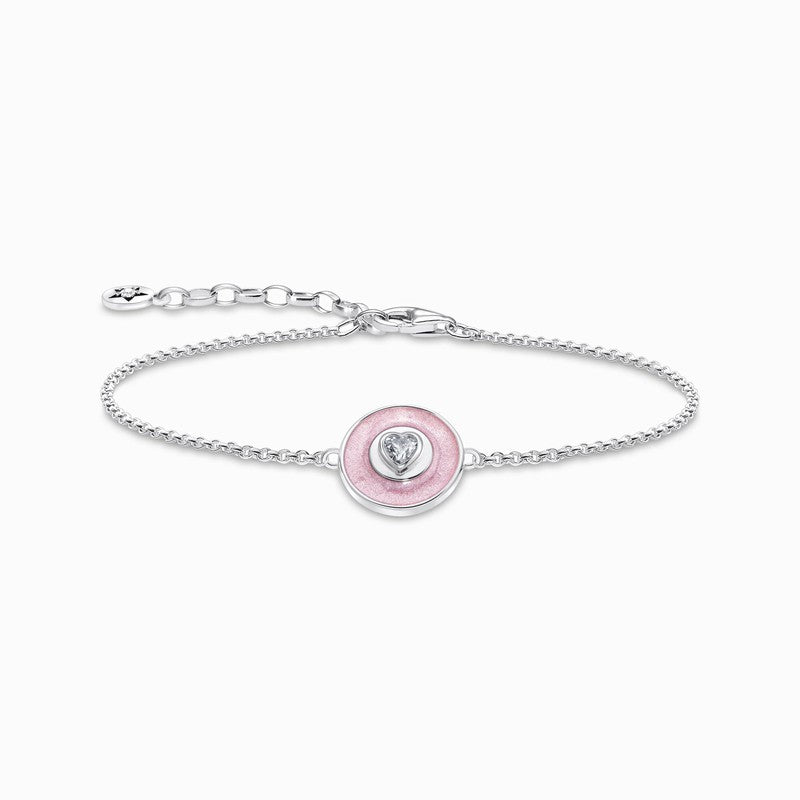 Thomas Sabo Bracelet - Pinkish Cold Enamel and Stones