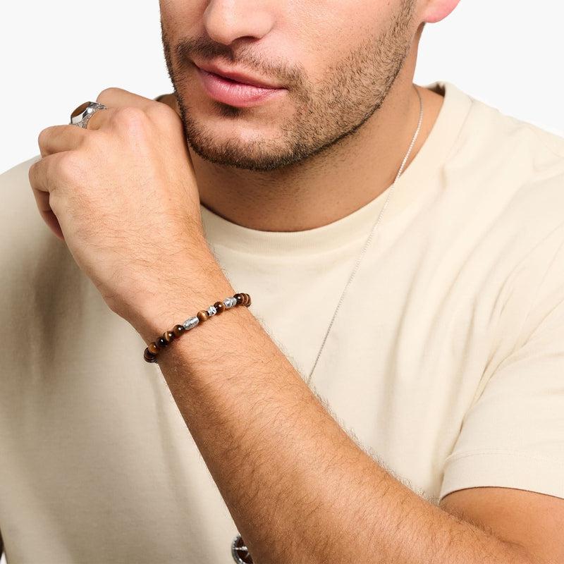 Thomas Sabo Bracelet brown skull