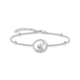 Thomas Sabo Bracelet wave with stones